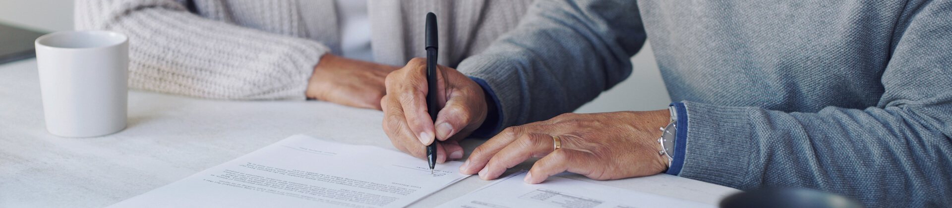 Estate planning attorney reviewing Florida incapacity documents with a client